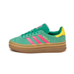 Кроссовки gazelle bold w Adidas, зеленый jh9668 | court green / lucid pink / pure sulfur