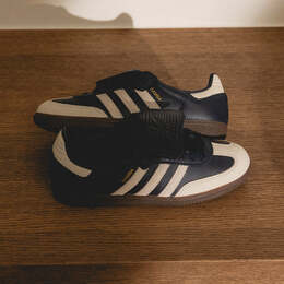 Кроссовки samba lt w Adidas, черный jh5705 | aurora ink / cream white / gold metallic