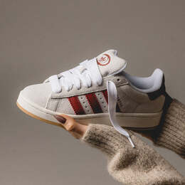 Кроссовки campus 00s w Adidas, белый jq7783 | crystal white / chalk white / preloved ruby
