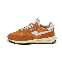 Кроссовки reelwind low w *nylon / hairy suede / cracked leather* Autry, белый wwlwnc11 | white / amberg