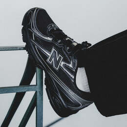 Кроссовки u740bm2 New Balance, черный u740bm2 | black / silver metallic