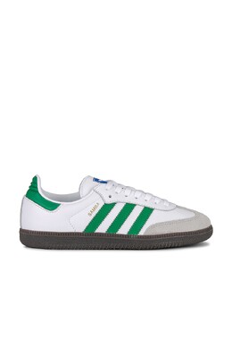 Самба и кроссовки Adidas, белый aori-wz79 | white & green