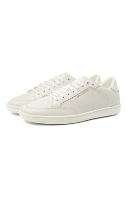 Кожаные кеды Court Classic SL/10 Saint Laurent 603223/1jz10