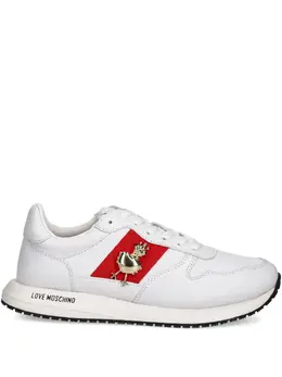 Love Moschino heart-appliqué sneakers 29526855