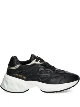 Love Moschino heart-patch sneakers 29527583