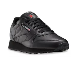 Кроссовки Reebok Classic Leather — мужские, черные 531431 | black