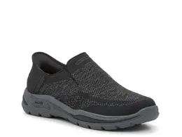 Кроссовки Skechers Slip-Ins Arch Fit Motley Atlee Slip-On — мужские, черные 579519 | black