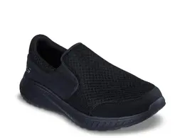Кроссовки Skechers Squad Chaos Urgran Work Slip-On — мужские, черные 581486 | black