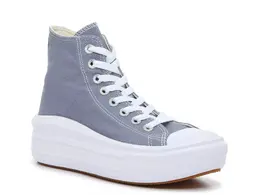 Высокие кеды Converse Chuck Taylor All Star Move — женские, цвет Thunder Daze Blue 565918 | thunder daze blue