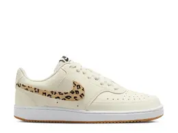 Кроссовки Nike Court Vision Low Next Nature — женские, бежевый с леопардовым принтом 586770 | beige leopard print
