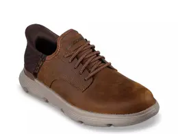 Кроссовки Skechers Hands Free Slip-Ins Garza Gervin Oxford, темно-коричневые 562144 | dark brown