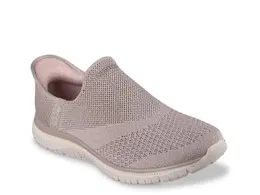 Кроссовки Skechers Hands Free Slip-Ins Virtue Sleek Slip-On, серо-коричневый 564577 | taupe