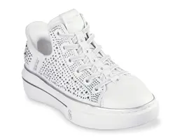 Кроссовки Skechers x Snoop Dogg Snoop One Rhine-Stones, белые 581318 | white