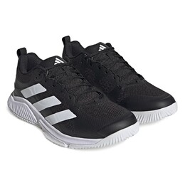 Кроссовки для бега Court Team Bounce 2.0 Adidas, черный 5272583/37778 | black/white/black