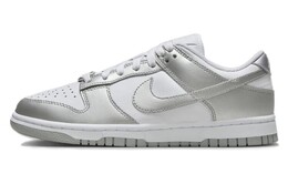 Кроссовки Nike Dunk Low Metallic Silver Women's, серый/белый fv1311-100 | gray/white