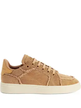 Giuseppe Zanotti GZ94 frayed-detail low-top sneakers 26166080