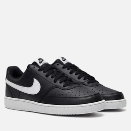 Мужские кроссовки Nike Court Vision Low Next Nature, цвет чёрный, размер 40.5 EU dh2987-001-4913613