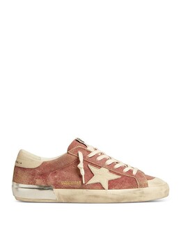 Мужские кроссовки Golden Goose Super-Star на шнуровке, розовый 4864111 | pomegranate