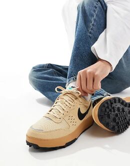 Кроссовки C1TY светло-коричневого и черного цвета Nike 135758315 | tan