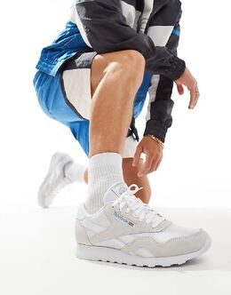 Классические нейлоновые кроссовки в кремово-белом цвете Reebok 135856892 | off-white