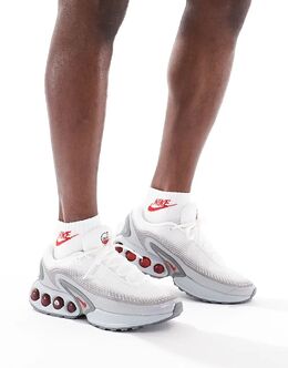 Кроссовки Air Max DN серого и красного цвета Nike 136006824 | grey