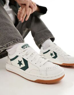 Кроссовки Pro Blaze Classic Ox в кремово-белом и зеленом цвете с резиновой подошвой Converse 136458783 | off white