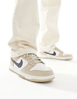 Кроссовки Dunk Low в цветах khkai и ash Nike 137292203 | khaki