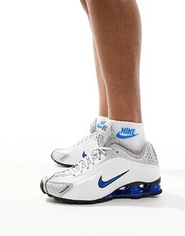 Nike – Shox R4 – Кроссовки белого и металлического серебристого цвета 137292209 | weiss