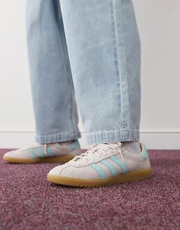 Кроссовки-бермуды розового и голубого цвета Adidas 138323089 | pink