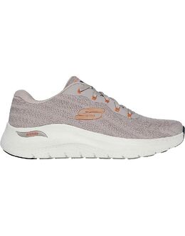 Кроссовки Arch fit 2.0 road wave серо-коричневого цвета Skechers 143219587 | taupe