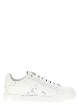 Dolce & Gabbana-Portofino Sneakers Bianco-Donna 52189044572500