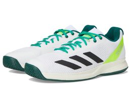 Кроссовки Adidas Courtflash, цвет White/Black/Collegiate Green 9583372 | white/black/collegiate green