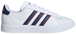 Кроссовки Adidas Grand Court 'White Dark Blue Scarlet', белый id2947 | white dark blue scarlet