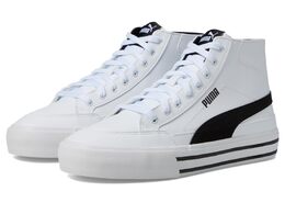 Кроссовки Puma Court Classic Vulc Mid, цвет Puma White/Puma Black 1 9971597 | puma white/puma black 1