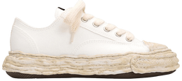 Кроссовки Maison Mihara Yasuhiro Peterson 23 OG Dyed Sole Canvas Low 'White', белый a13fw713 wht | white
