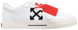 Кроссовки Off-White New Low Vulcanized 'White Black' 2024, белый omia293c99fab002 0110 | white black 2024