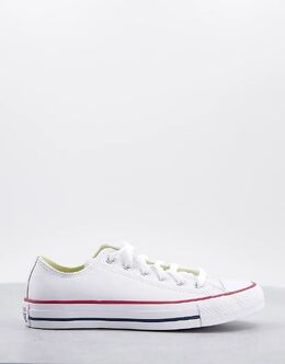 Кроссовки Chuck Taylor All Star Ox из белой кожи Converse 110658488 | white