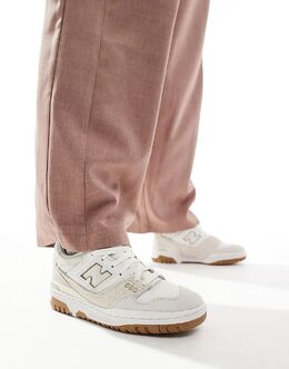 550 кроссовки кремового цвета с каменными деталями New Balance 132594872 | cream