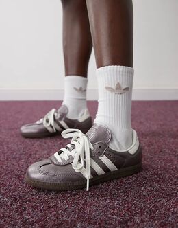 Кроссовки Samba цвета металлик-фиолетовый Adidas 134901224 | purple