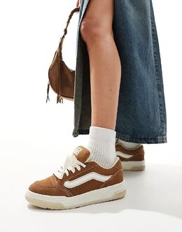 Кроссовки hylane из массивной замши коричневого цвета Vans 135591420 | brown