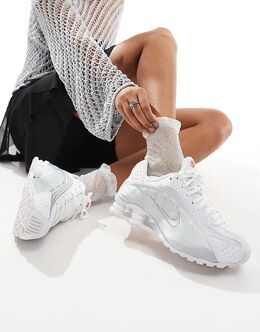 Кроссовки Shox R4 белого цвета Nike 135764989 | white