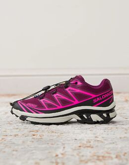 Кроссовки XT-6 фиолетового и неоново-розового цвета Salomon 136335045 | purple