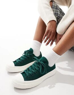 Кроссовки Chuck 70 Ox темно-зеленого цвета Converse 136454001 | dark green