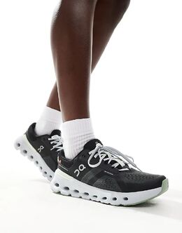 Кроссовки для бега ON Cloudrunner 2 черного и лаймово-зеленого цвета On Running 136563532 | grey