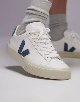 Кроссовки Campo белого/синего цвета Veja 137032835 | white
