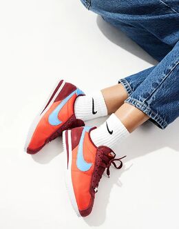 Кроссовки Cortez TXT красного и синего цвета Nike 137317712 | red
