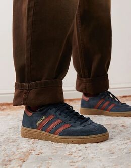 Темно-синие и бордовые кроссовки Handball Spezial Adidas 138322571 | navy