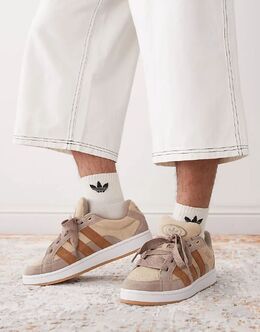 Кроссовки Campus 00s Beta бежевого цвета Adidas 140626188 | magic beige / wild brown / cha