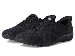 Кроссовки Skechers Breathe Easy - Knitty Waves Hands Free Slip-Ins, черный 9990785 | black