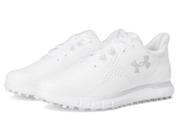 Кроссовки Under Armour Drive Fade Spikeless, цвет White/Distant Gray/Metallic Silver 9978364 | white/distant gray/metallic silver